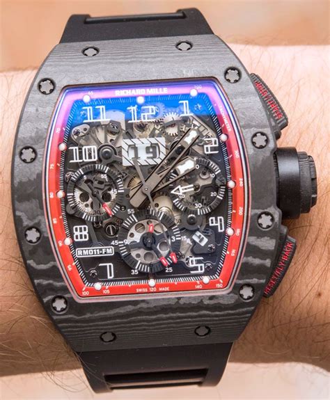 Richard Mille Rm011 Felipe Massa Black Night NTPT Carbon RM 